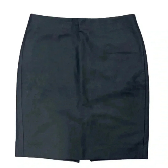 J.CREW BLACK PENCIL MIDI SKIRT - Picture 2 of 9